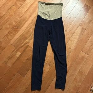 Motherhood Maternity dark blue leggings size S